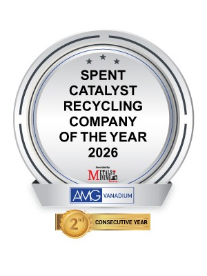 AMG Vanadium | Spent Catalyst Recycling Company of the Year-2026 Spent Catalyst Recycling Company of the Year 2026